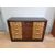 Comò art deco razionalista in radica chiara e palissandro anni 1940