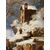 FRANCESCO FOSCHI - SNOWY LANDSCAPE PAINTED ON CANVAS