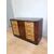 Comò art deco razionalista in radica chiara e palissandro anni 1940