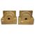 Coppia di mezzi capitelli in legno - M/740 -
