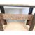 Consolle vintage tavolo da parete in legno massello trattato effetto pietra