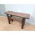 Consolle vintage tavolo da parete in legno massello trattato effetto pietra