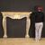Italian painted and gilded fireplace from 20th century