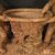 Scultura austriaca in terracotta vaso del XX secolo