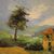 Signed painting landscape of countryside from the 20th century