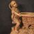 Scultura austriaca in terracotta vaso del XX secolo