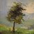 Signed painting landscape of countryside from the 20th century