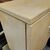 MOBILE BAR CABINET DESIGN MODERNO RIVESTITO IN PERGAMENA ANNI 1950-60