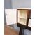 MOBILE BAR CABINET DESIGN MODERNO RIVESTITO IN PERGAMENA ANNI 1950-60