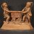 Scultura austriaca in terracotta vaso del XX secolo