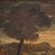 Italian painting oil on canvas landscape from the 18th century