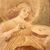 Formella a bassorilievo in terra di Signa timbrata e numerata del XX secolo