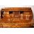 Antico comò a rullo Olandese Luigi XV del 1700 in legno di mogano riccamente intarsiato