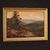 Small romantic landscape French painting from the 1920s
