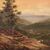 Small romantic landscape French painting from the 1920s