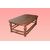 Grande Tavolino basso italiano di metà 1900 in legno di noce