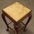 Coppia di Sgabelli in Stile Chippendale Italia Inizio XX Secolo