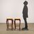 Coppia di Sgabelli in Stile Chippendale Italia Inizio XX Secolo