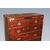 Cassettone 5 cassetti inglese stile Regency del 1800 in legno di mogano