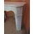 CORNICE IN MARMO BIANCO CARRARA POMPADOUR SEMPLICE EPOCA FINE 800 FRANCIA