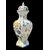 Grande vaso in maiolica stile orientale a base esagonale con decoro floreale.Manifattura di Giovan Battista Antonibon.Nove di Bassano.