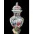 Grande vaso in maiolica stile orientale a base esagonale con decoro floreale.Manifattura di Giovan Battista Antonibon.Nove di Bassano.