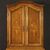 Italian trumeau in inlaid wood in Louis XV style