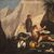 Dipinto paesaggio scena pastorale del XVIII secolo