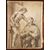 Sant'Ignazio di Loyola, disegno a matita e biacca