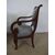 COPPIA DI POLTRONE STILE IMPERO IN NOCE EPOCA 800 FRANCIA  cm L59xL49xH90