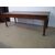 GRANDE TAVOLO RETTANGOLARE STILE DIRETTORIO IN NOCE PIEMONTESE  cm L235XP95xH82