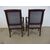 COPPIA DI POLTRONE STILE IMPERO IN NOCE EPOCA 800 FRANCIA  cm L59xL49xH90