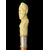 Bastone con pomolo in avorio raffigurante un busto maschile.