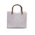 GUCCI Borsa Shopper Vintage in Pelle Col. Bianco Diana Bamboo M