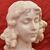 SCULTURE ANTICHE IN MARMO, SCULTURA ANTICA DI DONNA, BUSTO FEMMINILE DI RAGAZZA, XIX. (STMA 88)