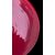 Vaso in vetro incamiciato rosso lattimo.Venini,Murano.