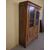 LIBRERIA IN NOCE MASSELLO A DUE PORTE EPOCA 800  cm L134xP43xH212
