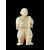 Netsuke in avorio raffigurante personaggio maschile.Giappone.