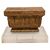Capitello antico in legno su base plexi - M/173.