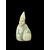 Netsuke in avorio raffigurante personaggio maschile.Giappone.
