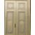 PTS830 - Porta laccata con telaio, epoca '800, cm L 133 x H 242