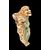 Netsuke in avorio raffigurante personaggio maschile.Giappone.