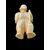 Netsuke in avorio raffigurante personaggio maschile.Giappone.
