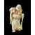 Netsuke in avorio raffigurante personaggio maschile.Giappone.