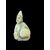 Netsuke in avorio raffigurante personaggio maschile.Giappone.