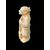 Netsuke in avorio raffigurante personaggio maschile.Giappone.