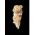 Netsuke in avorio raffigurante personaggio maschile.Giappone.