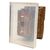Capitello antico in legno su base plexi - M/173.