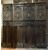  PTCI553 - N. 2 portoncini da ingresso in noce, misure cm L 138/142 x H 292 