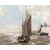 Erwin Carl Wilhelm Günther (1864 - 1927)  Piroscafo e barche a vela sul mare